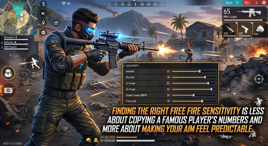 Free Fire Sensitivity Settings